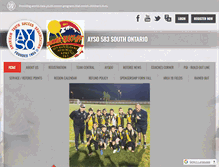 Tablet Screenshot of 583ayso.org